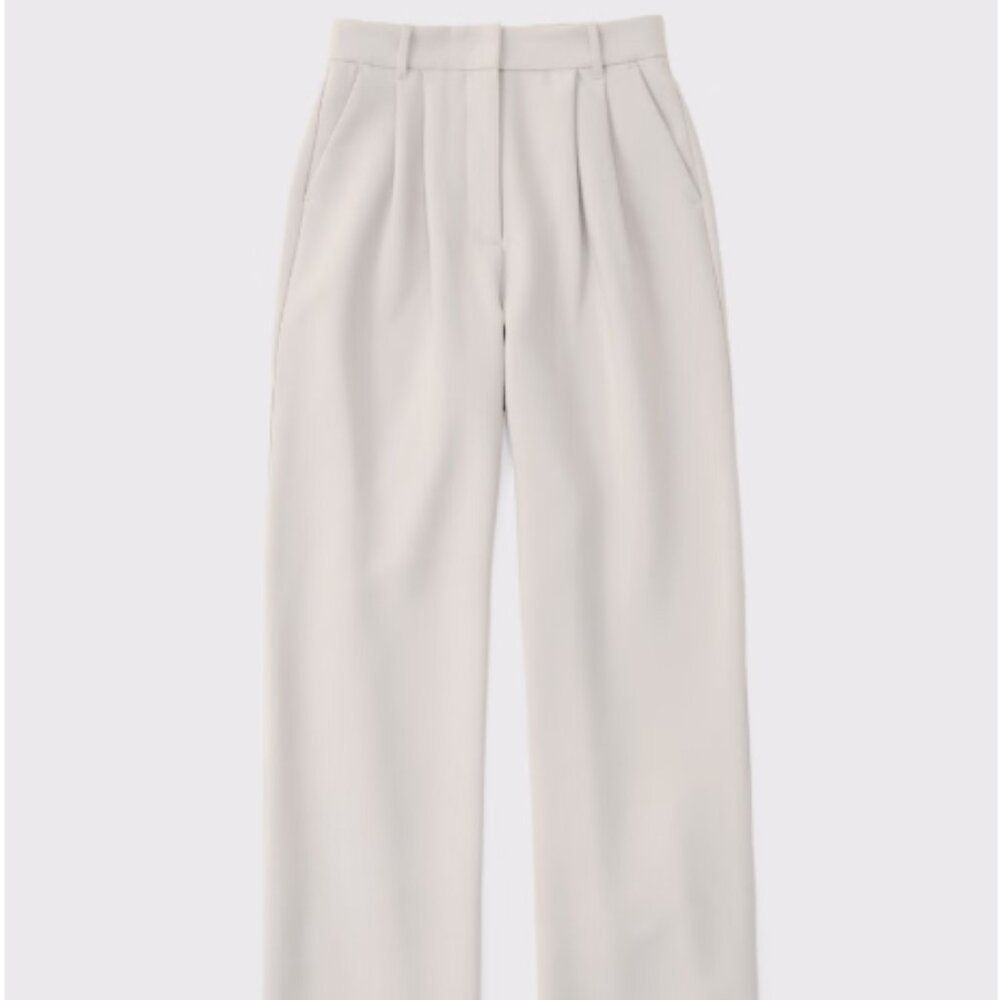 A&F Sloane Tailored Wide Leg Pant